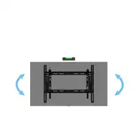 Multibrackets 6299 soporte para TV 2,18 m (86") Negro
