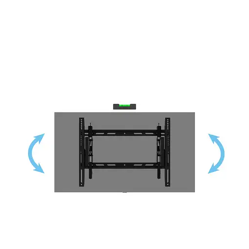 Multibrackets 6299 soporte para TV 2,18 m (86") Negro