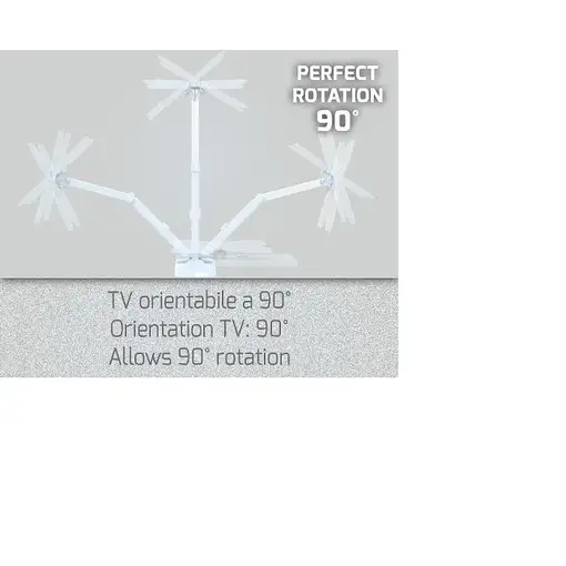 Meliconi 200SDRW 101,6 cm (40") Blanco
