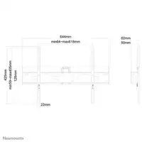 Neomounts LFD-W1640MP Soporte de pared para TV 37-75" - fijo