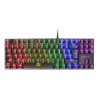 Mars Gaming MK80 Negro, Teclado Gaming Mecánico TKL FRGB, Antighosting, Switch Mec