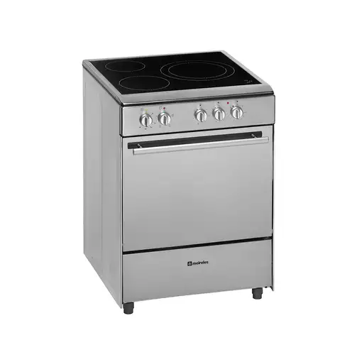 Meireles E 603 X cocina Cocina independiente Eléctrico Halógeno Acero inoxidable