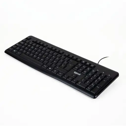 iggual Teclado estándar CK-BASIC2-105T negro