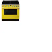 Smeg CPF9IPYW cocina Cocina independiente Eléctrico Con placa de inducción Amarill