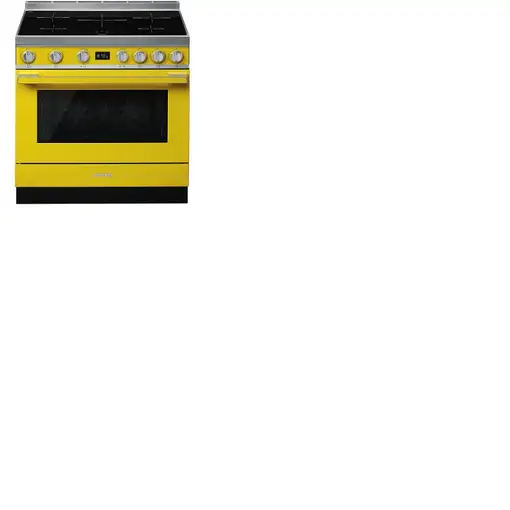 Smeg CPF9IPYW cocina Cocina independiente Eléctrico Con placa de inducción Amarill
