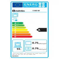 Meireles E 603 W cocina Cocina independiente A Eléctrico Cerámico Blanco