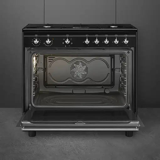 Smeg Concert CX91GMBL cocina Cocina familiar tipo industrial Eléctrico Encimera d