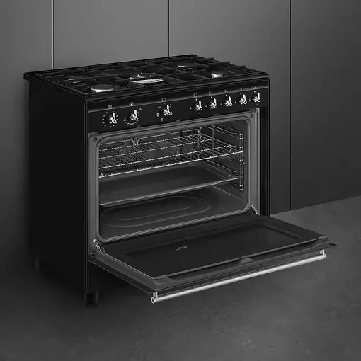 Smeg Concert CX91GMBL cocina Cocina familiar tipo industrial Eléctrico Encimera d