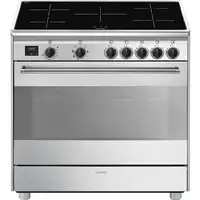 Smeg Concert BG91IX2 cocina Cocina familiar tipo industrial Eléctrico Con placa de