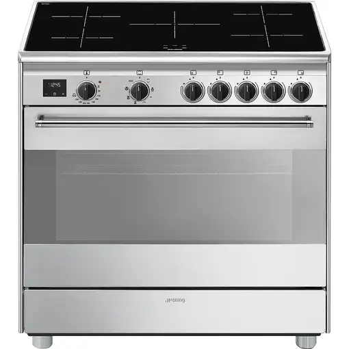 Smeg Concert BG91IX2 cocina Cocina familiar tipo industrial Eléctrico Con placa de