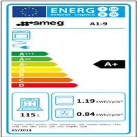 Smeg A1-9 cocina Cocina independiente Eléctrico Encimera de gas Acero inoxidable