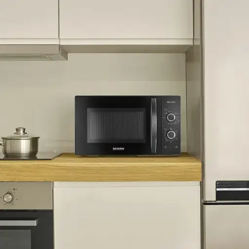 Microondas combinado Encimera 25 L 800 W negro MW 7785 SEVERIN