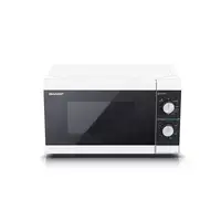 Sharp YC-MG01E-W microondas Negro, Blanco Microondas con grill Encimera 20 L 800 W