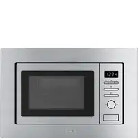 Microondas Acero inoxidable con grill Integrado 17 L 700 W Inox/Acero FMI017X SMEG
