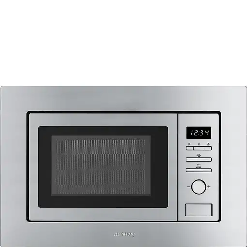 Microondas Acero inoxidable con grill Integrado 17 L 700 W Inox/Acero FMI017X SMEG