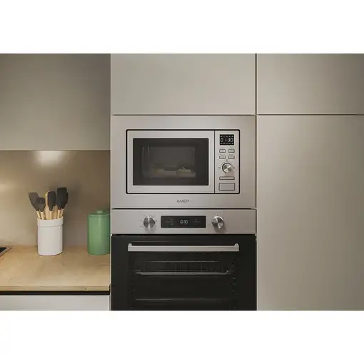 Microondas Acero inoxidable Solo Integrado 20 L 800 W Inox/Acero CA20FMW7NG CANDY