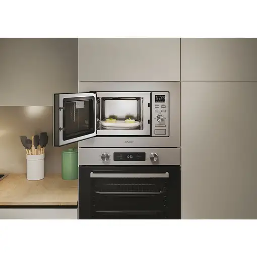 Microondas Acero inoxidable Solo Integrado 20 L 800 W Inox/Acero CA20FMW7NG CANDY