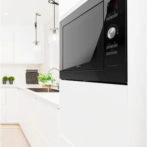 Microondas combinado Integrado 25 L 900 W negro 01393 CECOTEC