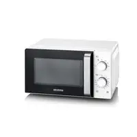 Microondas Negro Solo Encimera 17 L 700 W blanco MW 7885 SEVERIN