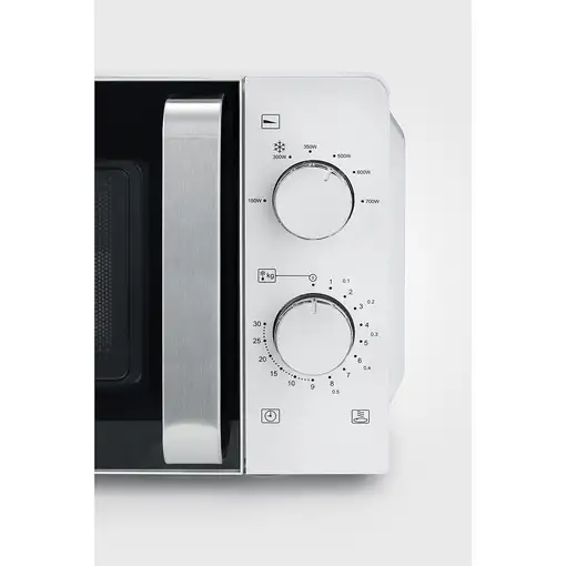 Microondas Negro Solo Encimera 17 L 700 W blanco MW 7885 SEVERIN