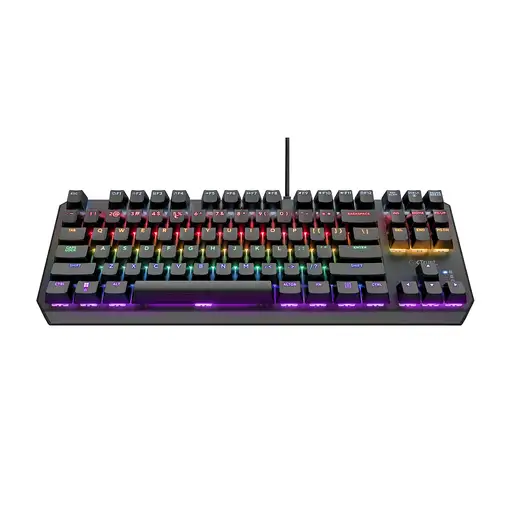 Trust GXT 834 CALLAZ teclado Juego USB QWERTY Negro