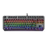 Trust GXT 834 CALLAZ teclado Juego USB QWERTY Negro