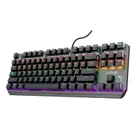Trust GXT 834 CALLAZ teclado Juego USB QWERTY Negro