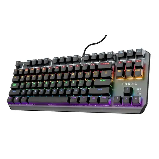 Trust GXT 834 CALLAZ teclado Juego USB QWERTY Negro