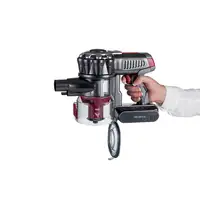 Ariete 2757/00 Aspiradora escoba Batería Secar Tela, HEPA Sin bolsa 1 L Rojo
