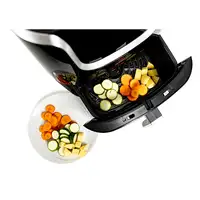 Melchioni GIOIA Sencillo 6,5 L Independiente 1700 W Freidora de aire caliente Negr