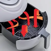 Ariete 4618/03 Sencillo 7 L Independiente 1800 W Freidora de aire caliente Acero i