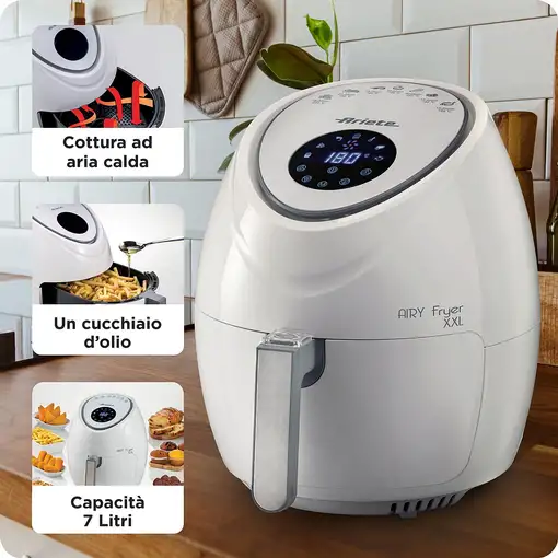 Freidora de aire 7 L Blanco 00C461803AR0 ARIETE