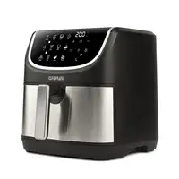 G3 Ferrari G10191 Sencillo 8 L 2200 W Freidora de aire caliente Negro, Acero inoxi