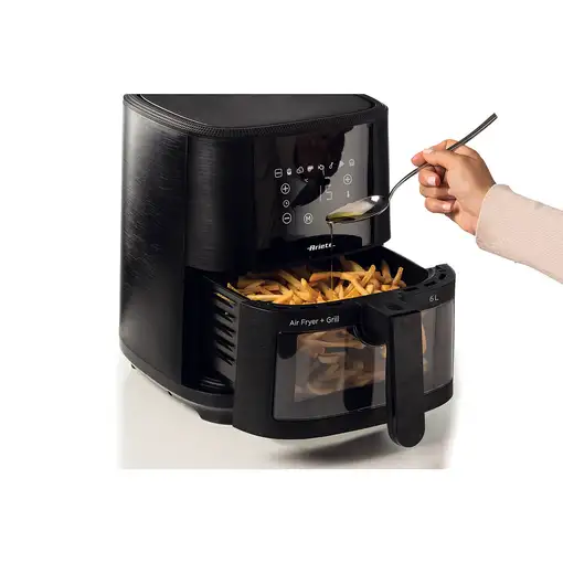 Ariete 4626/00 Sencillo 6 L Independiente 1300 W Freidora de aire caliente Negro