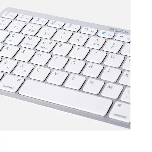 Approx APPMX300BTS teclado Oficina Bluetooth QWERTY Español Plata