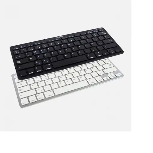 Approx APPMX300BTS teclado Oficina Bluetooth QWERTY Español Plata