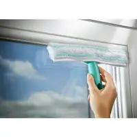 Leifheit 51003 limpiador eléctrico ventana Azul, Blanco