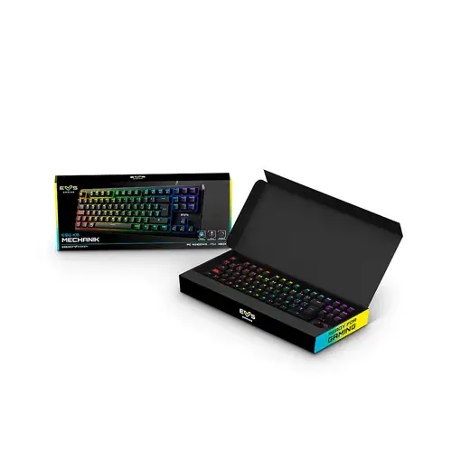 Energy Sistem ESG K6 Mechanik teclado Juego USB QWERTY Español Negro