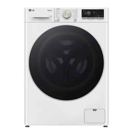 Lavadora de 11 kg 1400 rpm Blanco F4R7011TSWG.ABWQPIS LG Lavadora de 11 kg 1400 rpm Blanco F4R7011TSWG.ABWQPIS LG