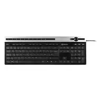 UNYKAch A 2930 teclado Hogar USB QWERTY Negro, Plata