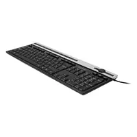 UNYKAch A 2930 teclado Hogar USB QWERTY Negro, Plata
