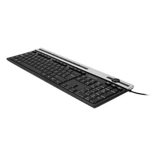 UNYKAch A 2930 teclado Hogar USB QWERTY Negro, Plata
