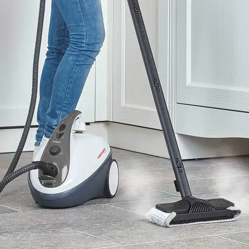 Polti Vaporetto Smart 30_S Limpiador a vapor de cilindro 1,6 L 1800 W Gris, Blanco