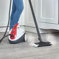Polti Vaporetto Smart 30_R Limpiador a vapor de cilindro 1,6 L 1800 W Rojo, Blanco