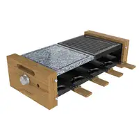 Cecotec 03100 parrilla de interior 8 personas(s) 1200 W Negro, Gris, Madera