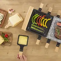 Cecotec 03100 parrilla de interior 8 personas(s) 1200 W Negro, Gris, Madera