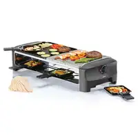 Princess 162820 Raclette Stone & Grill 8 Personas
