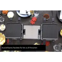 Unold 48755 parrilla de interior 8 personas(s) 1300 W Negro