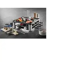 WMF Lumero 0415480011 parrilla de interior 8 personas(s) 1960 W Negro, Acero inoxi
