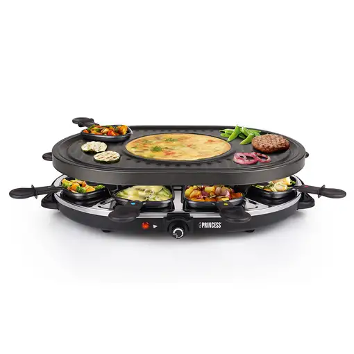Princess 162700 Raclette Oval 8 personas